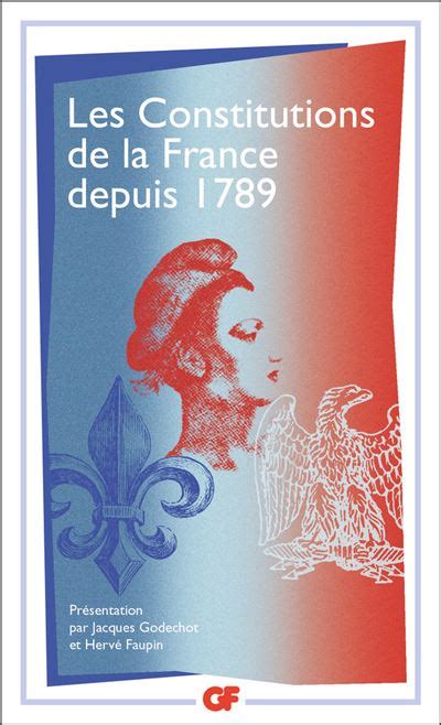 constiturion|toutes les constitutions depuis 1789.